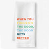 Focus On The Good Towel - Case of 4