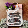Floral Snake Tote Bag - Case of 3