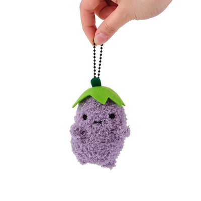 Keyring - Ricebaba - Purple Eggplant - Case of 6 *