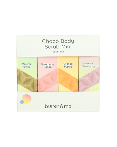 Assorted Choco Body Scrub Mini Gift Set