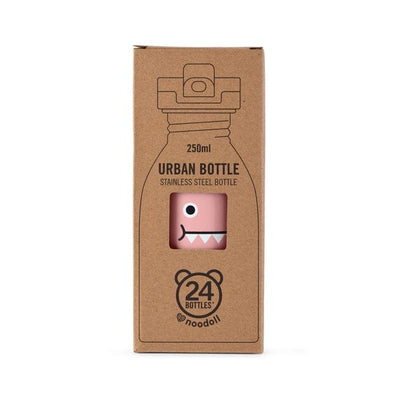 Stainless Steel Bottle - Ricedino Pink Dinosaur - Case of 6