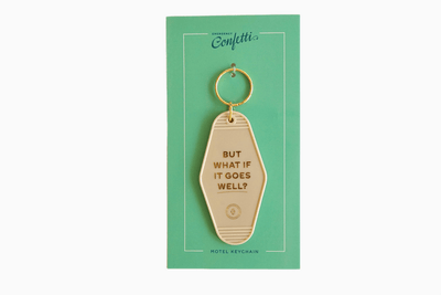 But What If It Goes Well Keychain - Case of 4