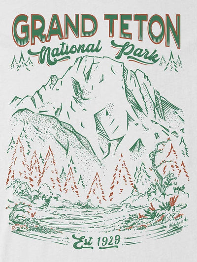 Grand Teton National Park Tee - 100% Cotton - USA Made