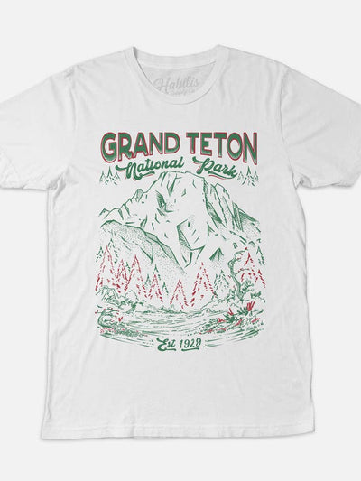 Grand Teton National Park Tee - 100% Cotton - USA Made