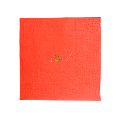 Cheers Cocktail Napkin - Case of 4