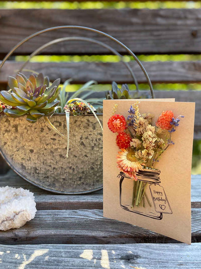 Bouquet Greeting Card - Happy Birthday