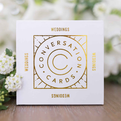 Wedding Conversation Cards: 12 Sets with Free Display