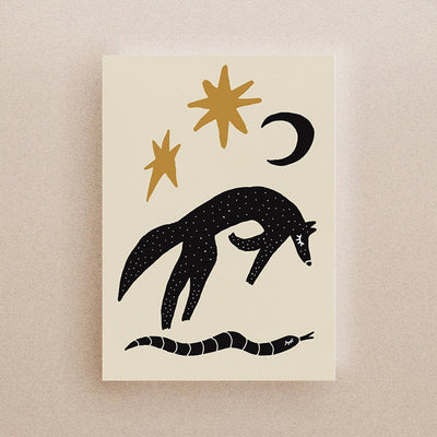 Coyote + Snake Greeting Card - Case of 6