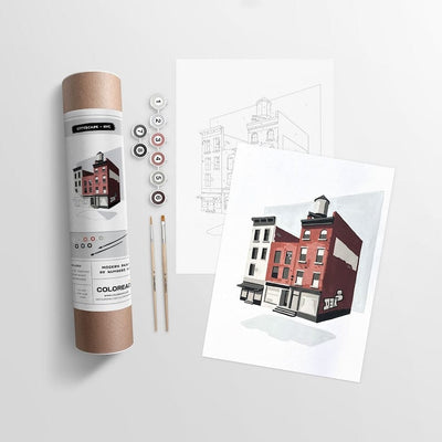 Cityscape Modern Paint By Numbers Kit