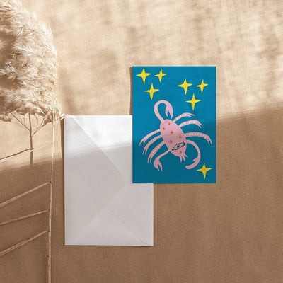Celestial Scorpion Greeting Card - Case of 6