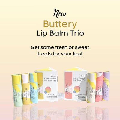 Butter Spread Lip Balm Trio Set