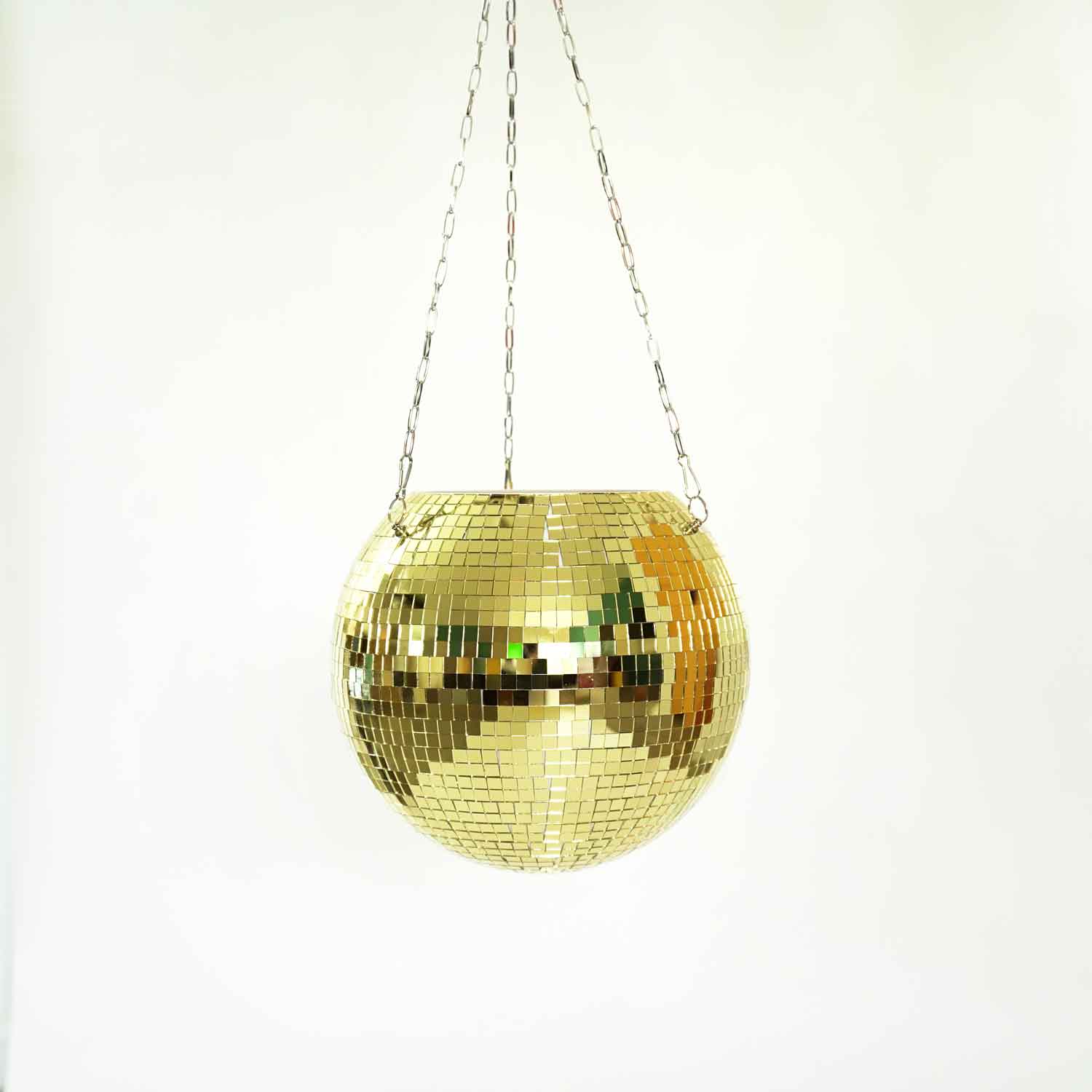 12 Disco Ball Planter - Gold - EGG