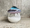 Mushroom Jar - Amethyst/Blue