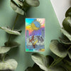 The Moon Tarot Card Holographic Sticker - Case of 12