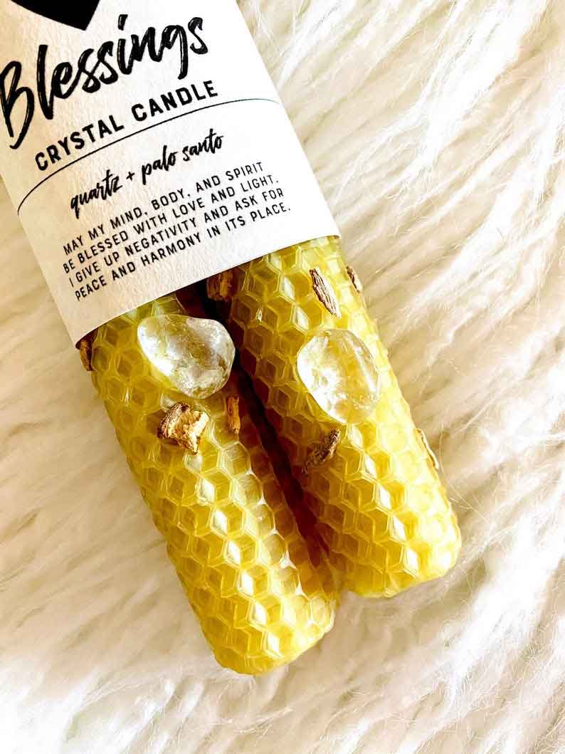 Blessed 100% Beeswax Candles