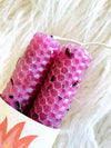 Heart Healing Honeycomb Beeswax Crystal Candles - Case of 2