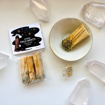 Dipped Palo Santo - Mountain Sage + Rosemary - Case of 6