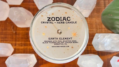 Virgo Zodiac Candle - Case of 3