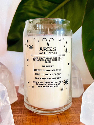 Aries Zodiac Candle - Case of 3
