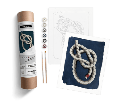 "Rope Study" Modern Paint By Numbers Kit