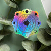 Zodiac Wheel Holographic Sticker - Case of 12